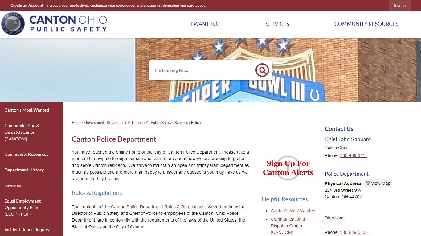 Canton Police Department | Canton, OH